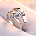 Newest design couple valentine's day engagement tanishq diamond love finger ring